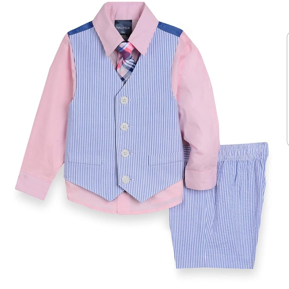 Nautica Toddler Boy's 4-Piece Shorts Suit Set